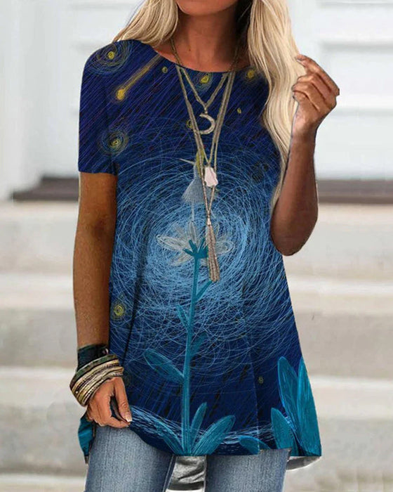 T-shirt z krótkim rękawem i nadrukiem