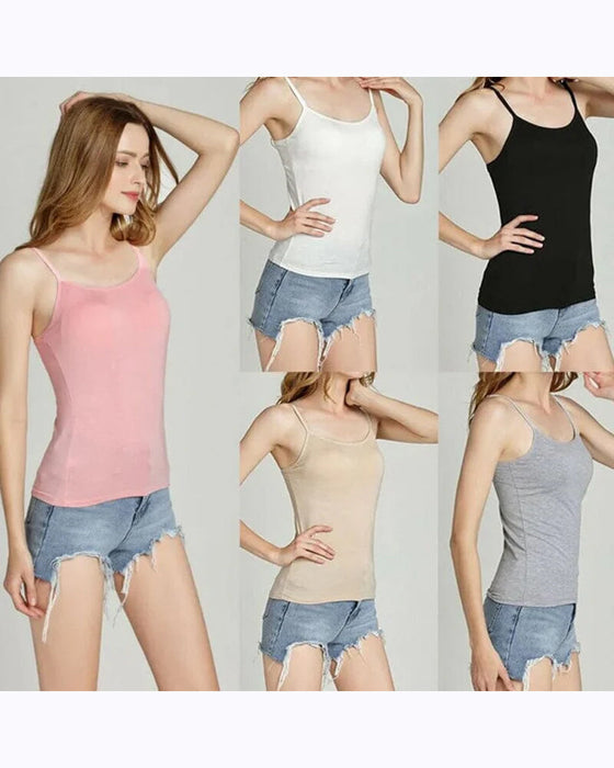 Top z wszytym biustonoszem