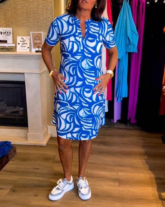 Sukienka z krótkim rękawem