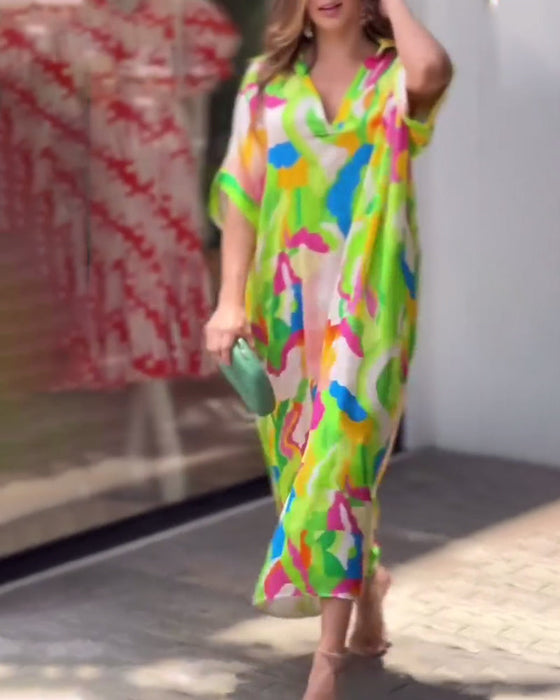 Sukienka z nadrukiem