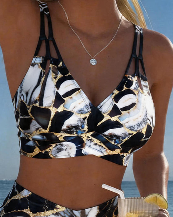 Bikini Pasek Wycięcie Projektantki