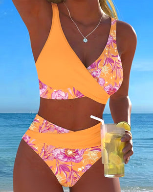 Bikini Kwiatowy Druk Seksowny