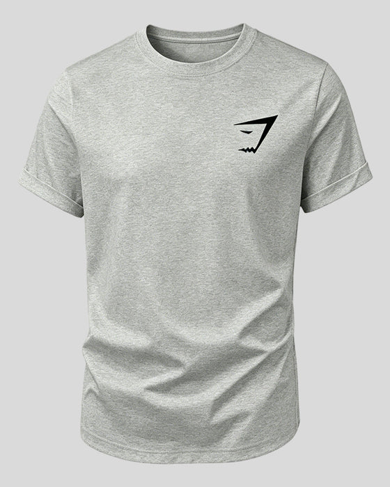 Koszulka Męska T-Shirt, Okrągły Kołnierz, Krótkie Rękawy