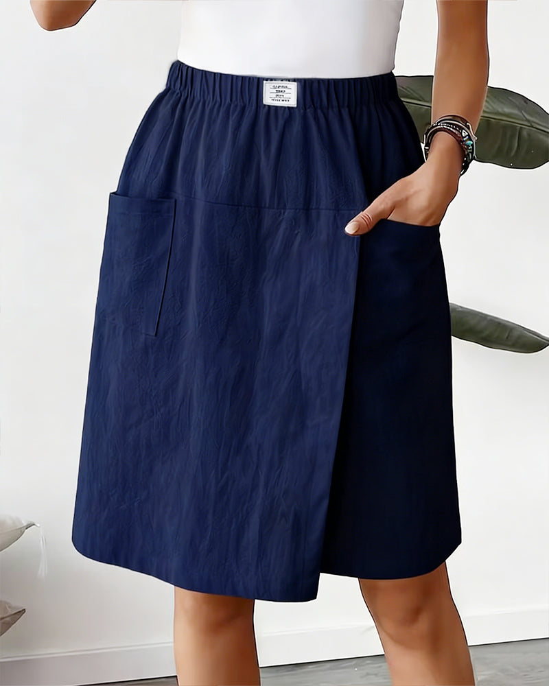 Szorty 100% Bawełna Casual Kieszeń Design