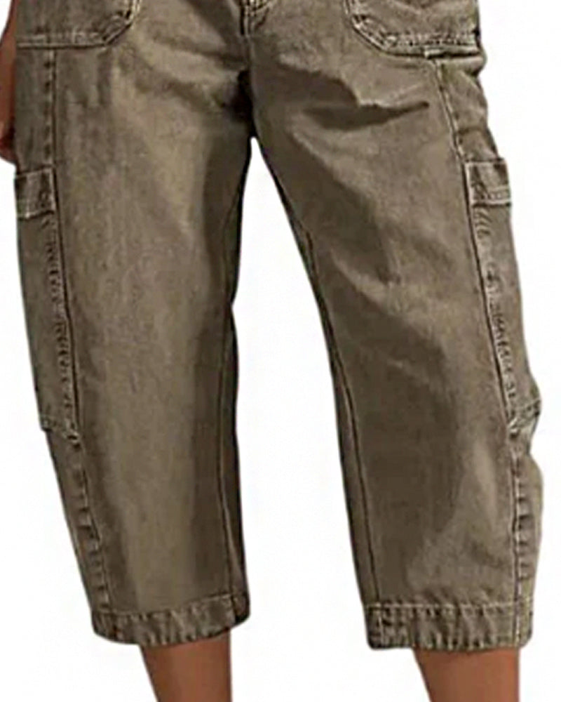 Spodnie Vintage Design Swobodne