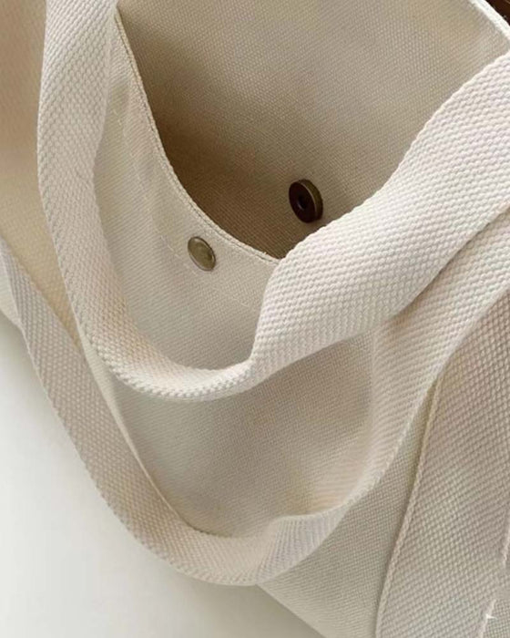 Duża torba płócienna z podwójnymi uchwytami