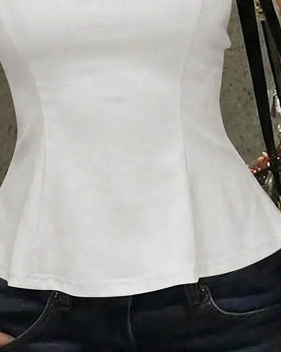 Tank Tops Halter Kwadratowa Szyja Szykowny