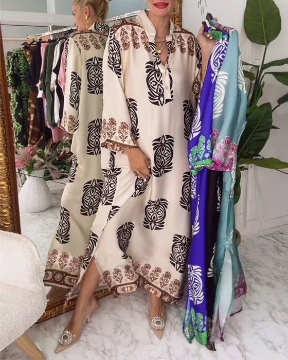 Luźna sukienka w stylu retro