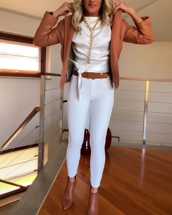 Bluzka bez rękawów