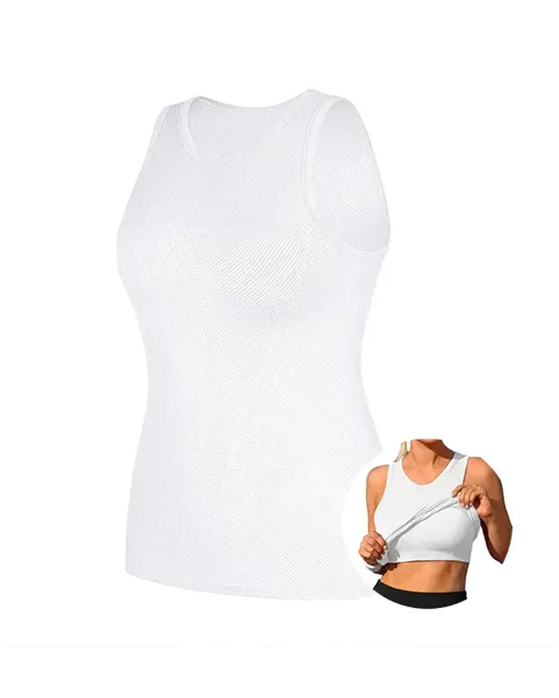 Sportowy Top Z Wbudowanym Biustonoszem