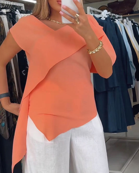 Bluzka Ruffle Design Moda