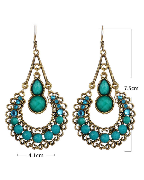 Długie kolczyki w stylu boho