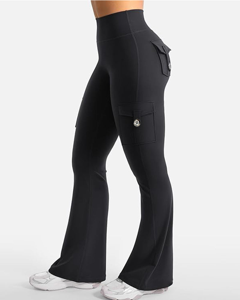 Spodnie Moda Joga Rozkloszowane