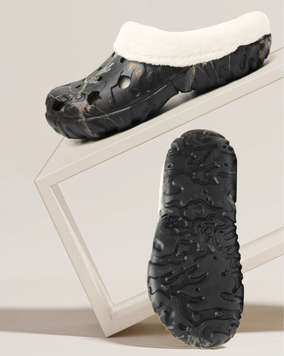 Kapcie stylowy wzór antypoślizgowe