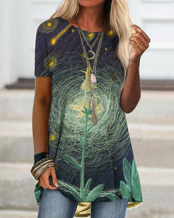 T-shirt z krótkim rękawem i nadrukiem