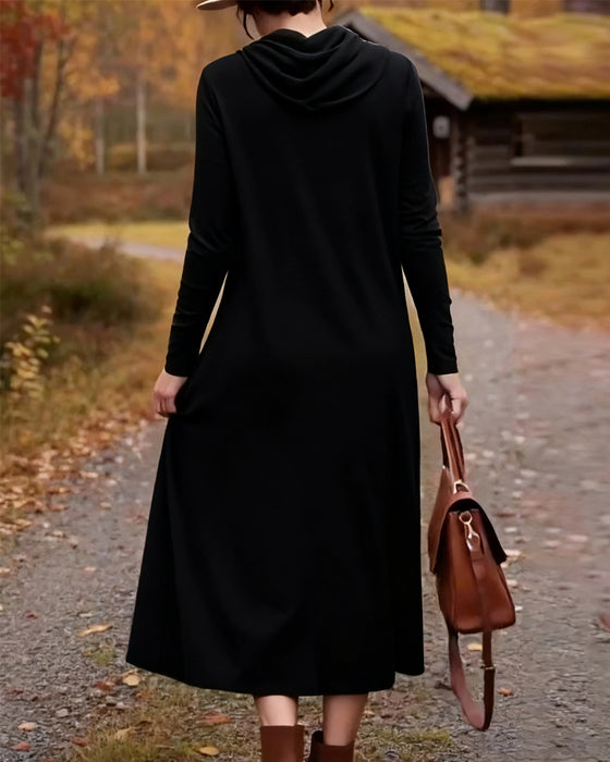 Sukienka casualowa, prosta, jednokolorowa