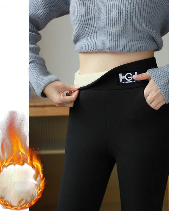 Legginsy z pluszową podszewką