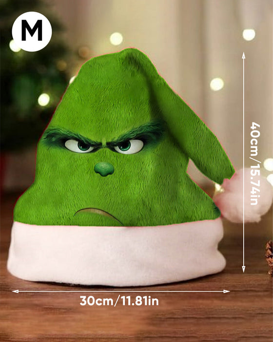 Czapka pluszowa z nadrukiem świątecznym Unisex