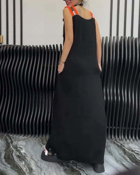 Sukienka Bez Rękawów Spersonalizowany Napis