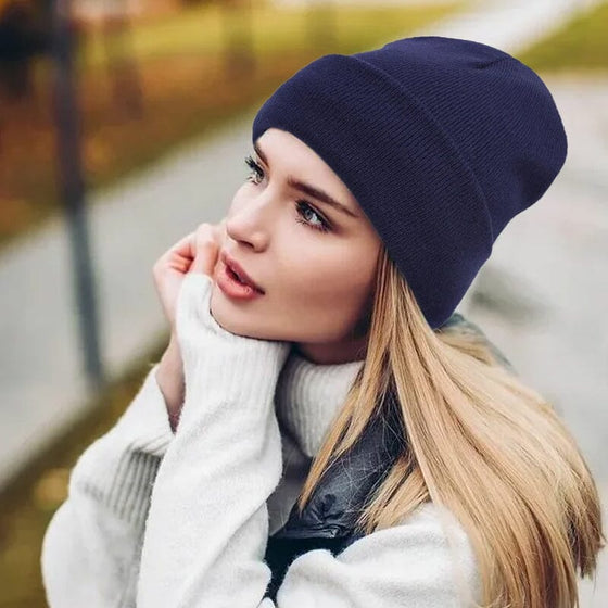 Czapka Chroniąca Uszy Dzianinowa