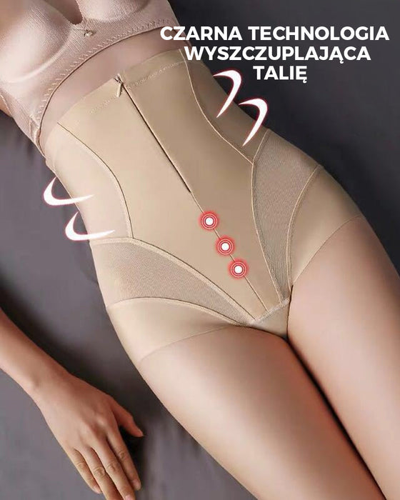 Szorty modelujące z wysokim stanem i podnoszące pośladki