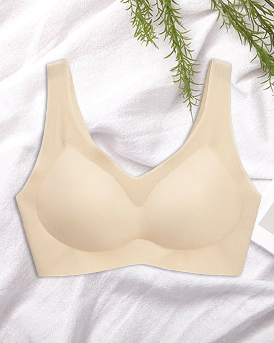 Bezszwowy, oddychający biustonosz push up