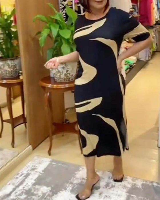 Sukienka z nadrukiem