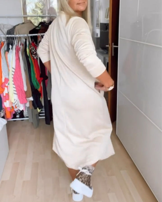 Sukienka z okrągłym dekoltem