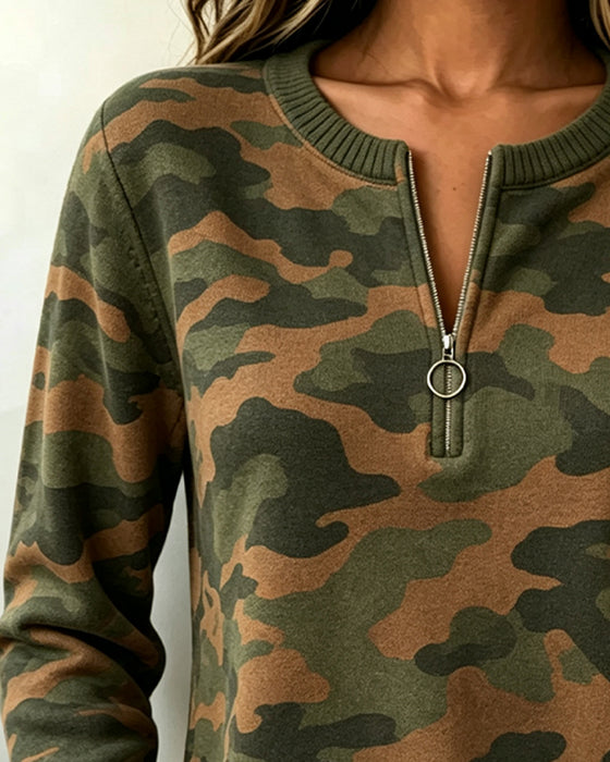 Bluza Długoręczna Okrągły Dekolt