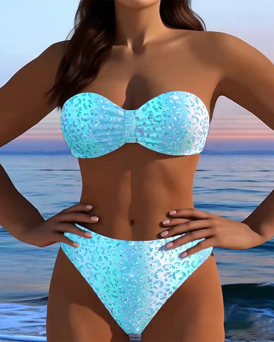 Bikini W Panterkę Bandeau