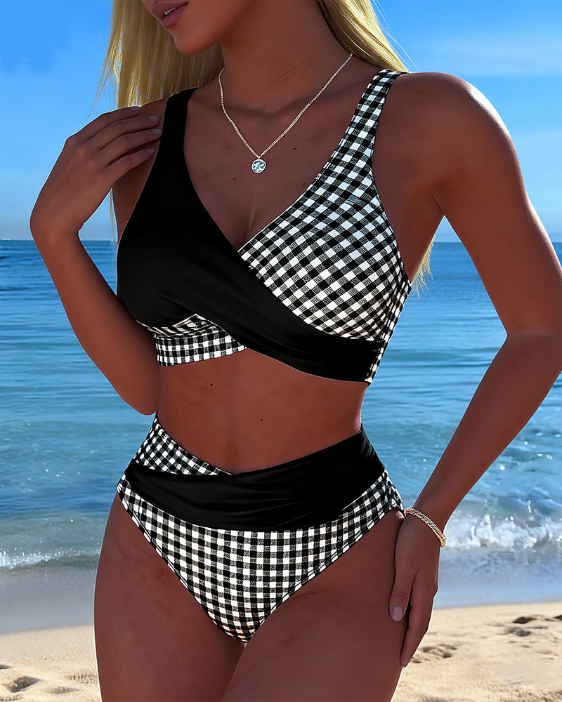 Bikini Krata Patchwork