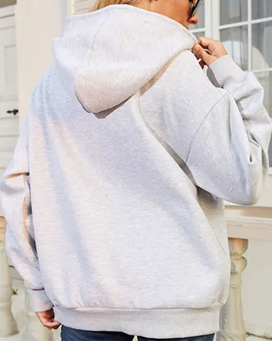 Hoodie Z Kapturem Casual Pullover