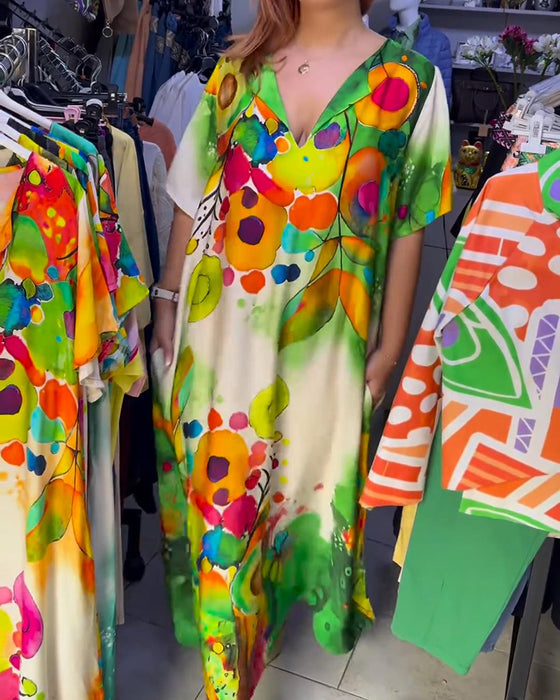 Sukienka Luźna Moda Casualowa