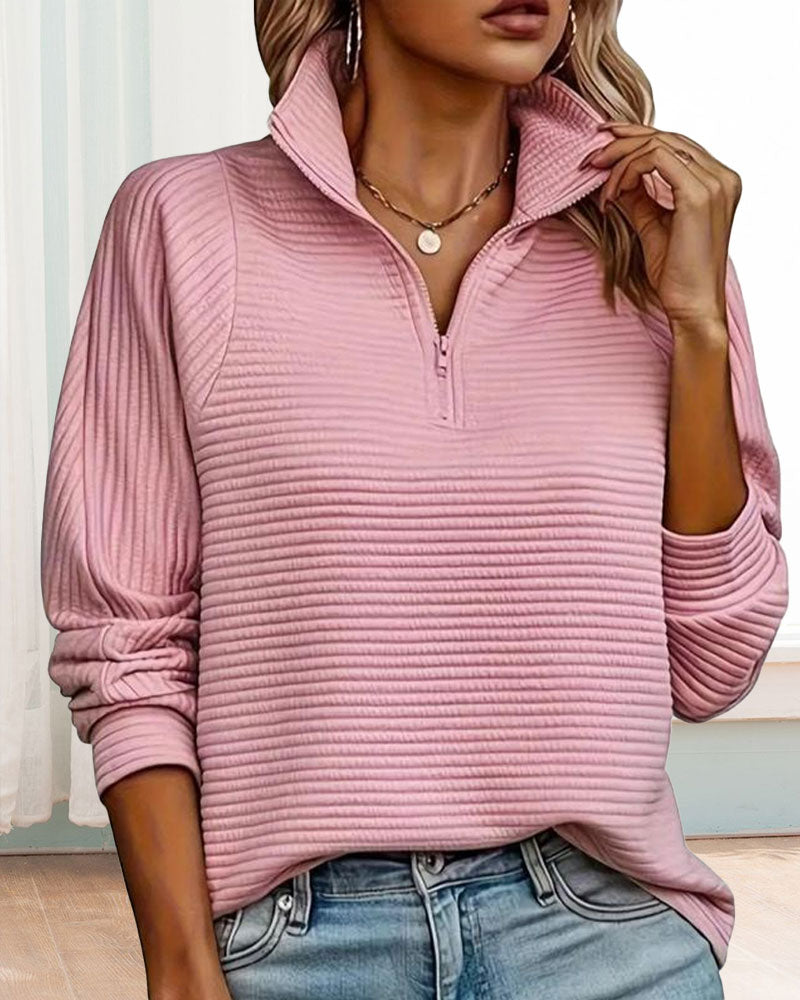 Bluza Z Kapturem Z Jednokolorowym Kolorem I Zip