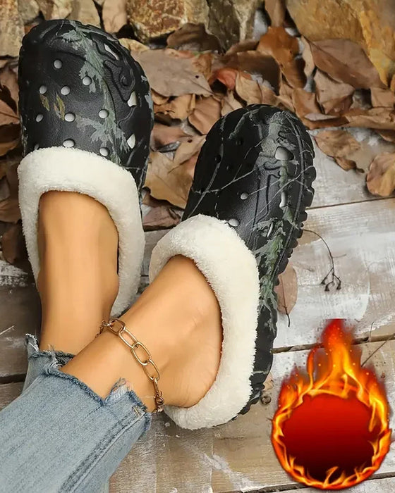 Kapcie stylowy wzór antypoślizgowe