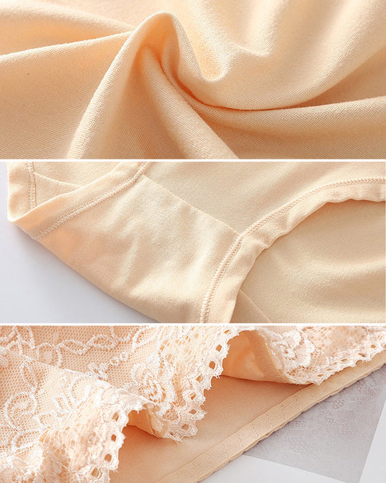 Koronkowe majtki z damskie wysokim stanem