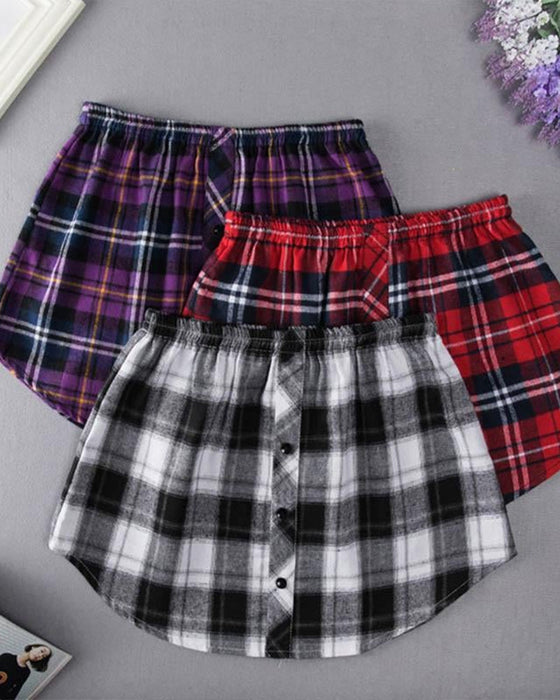 Pas przedłużający w stylu koszuli