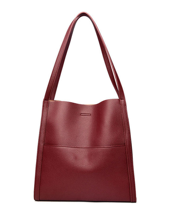 Prosta torba na ramię w jednolitym kolorze