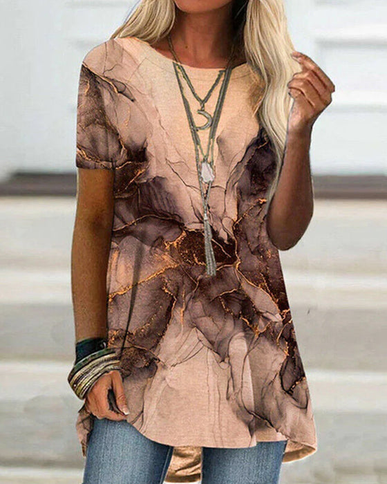 T-shirt z krótkim rękawem i nadrukiem