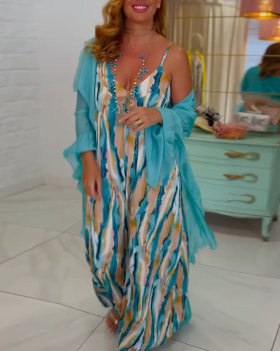 Kombinezon z nadrukowanym wzorem