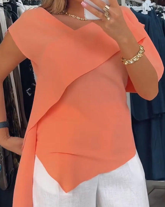 Bluzka Ruffle Design Moda