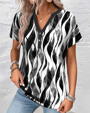 T-Shirt Casual Drukowany