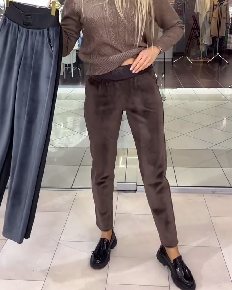 Ciepłe i wygodne spodnie