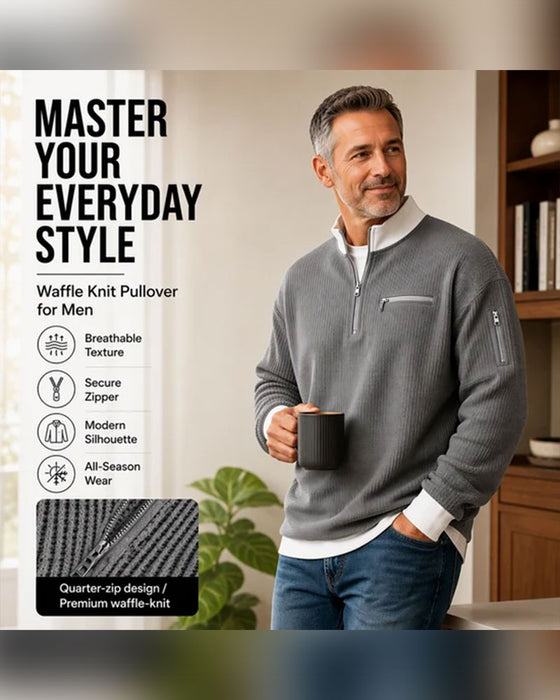 Sweatshirt Stójka Kontrastowy Zamek
