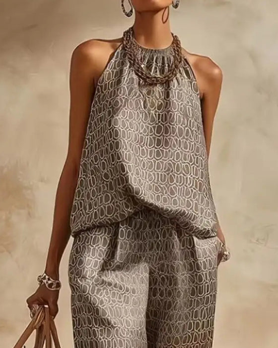 Zestaw Geometryczny Halter Jogger