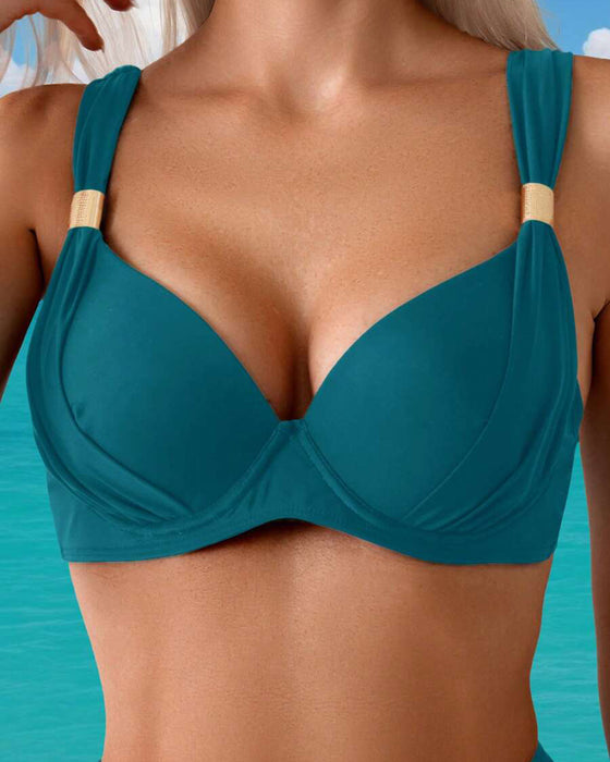 Bikini Seksowny Biustonosz W Jednolitym Kolorze