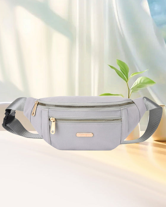 Modna jednokolorowa torba na ramię