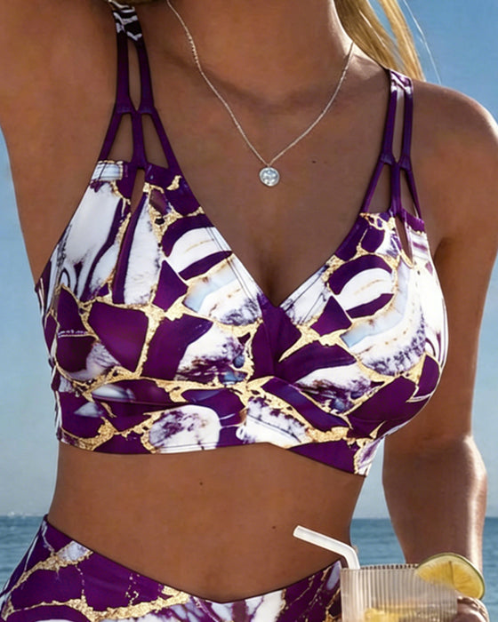 Bikini Pasek Wycięcie Projektantki
