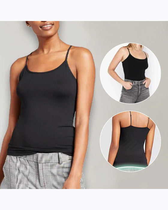 Top z wszytym biustonoszem