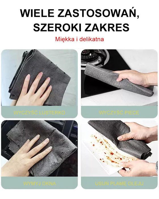 Pogrubiona magiczna ściereczka do czyszczenia